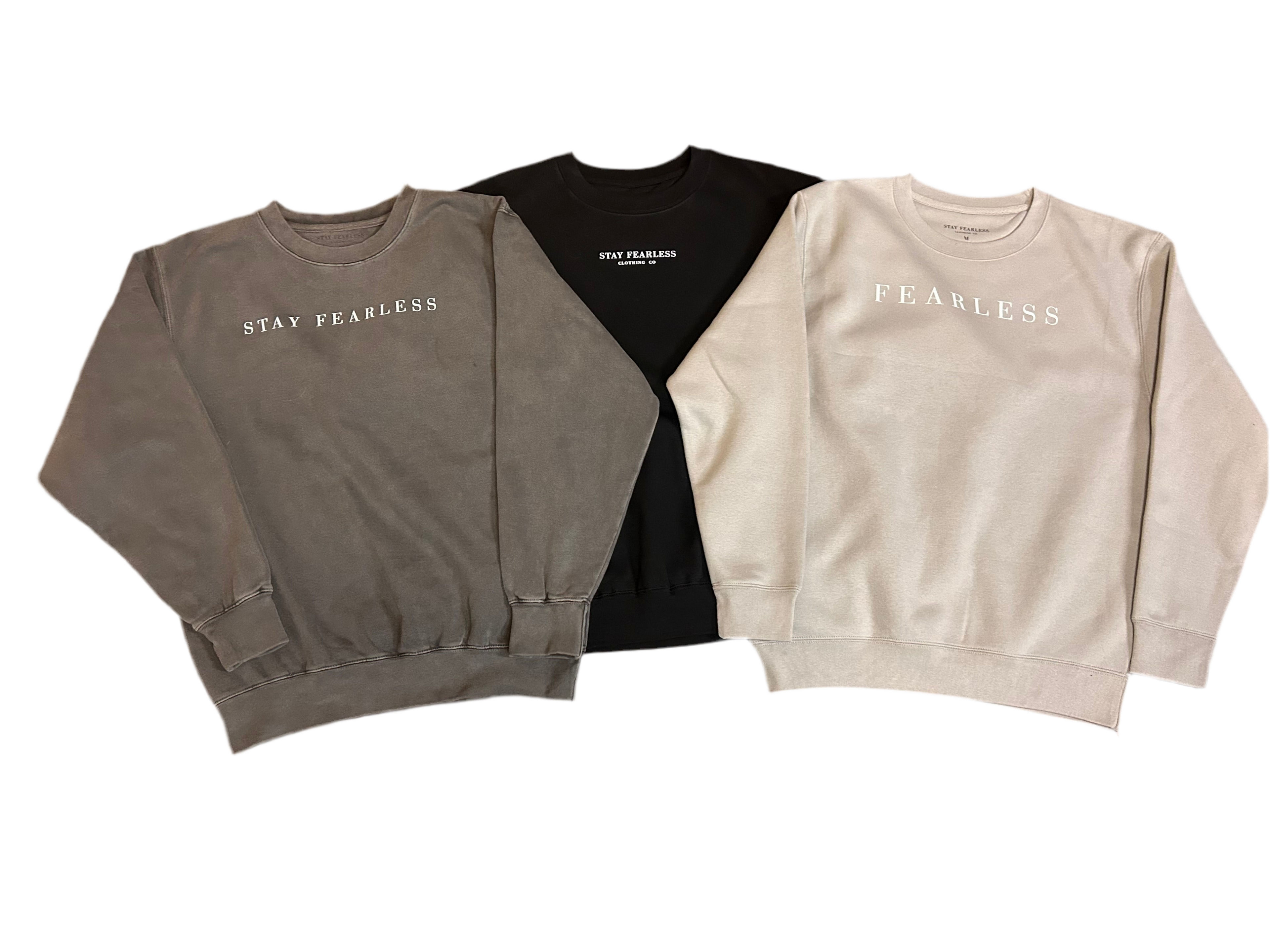 STAY FEARLESS HEAVYCREW NECK 3 PACK