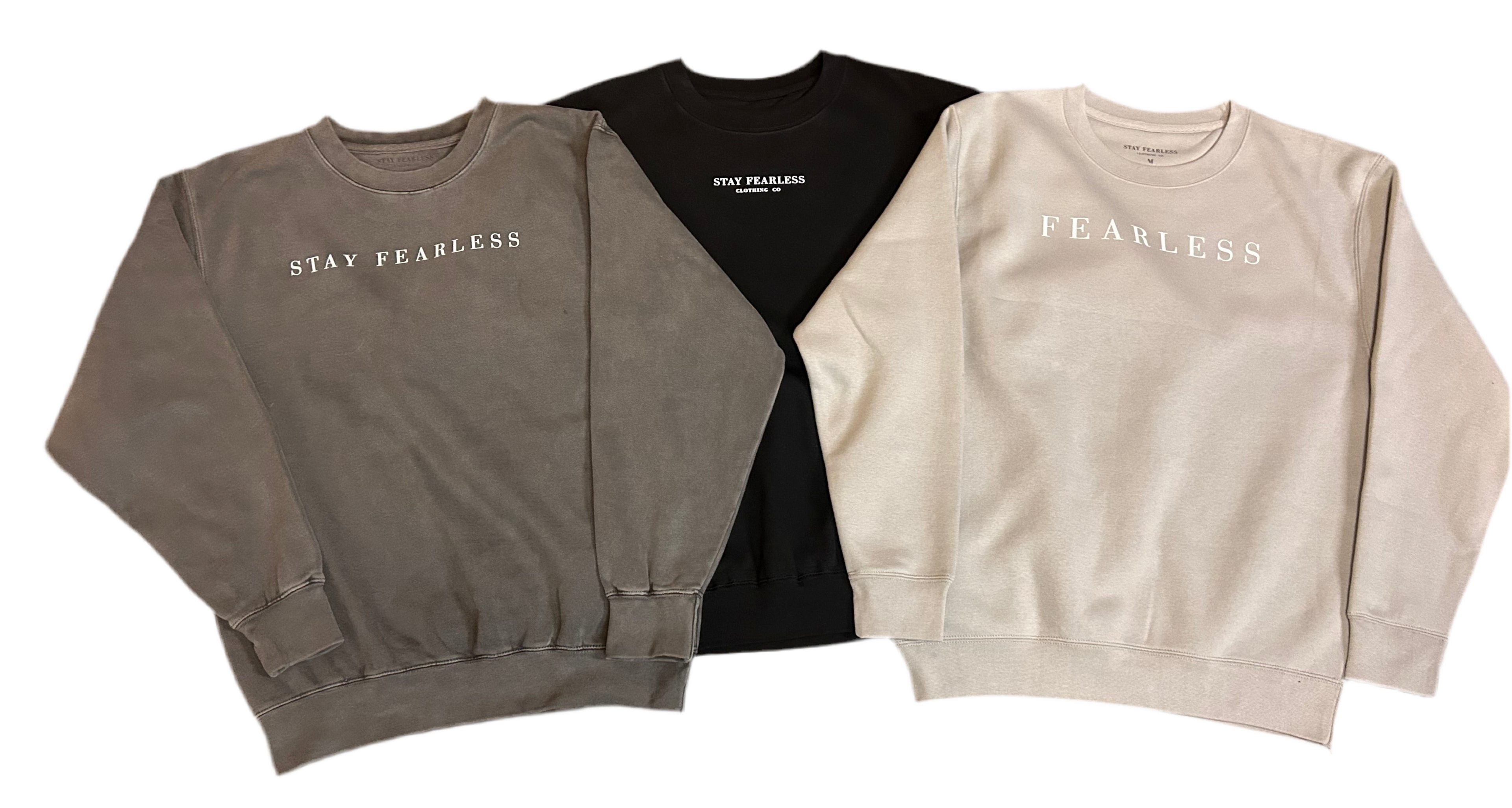 STAY FEARLESS HEAVYCREW NECK 3 PACK