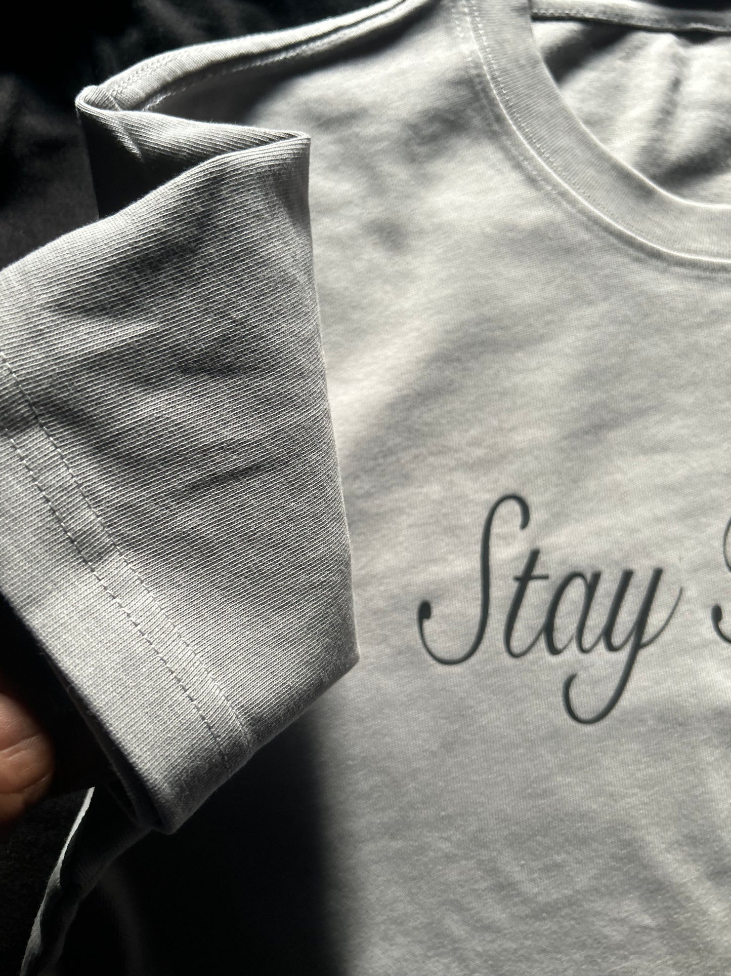 STAY FEARLESS CURSIVE ULTRA HEAVY OVERSIZED T SHIRT PREMIUM