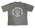 STAY FEARLESS GRAPHIC PRINT T SKULLS N ROSES
