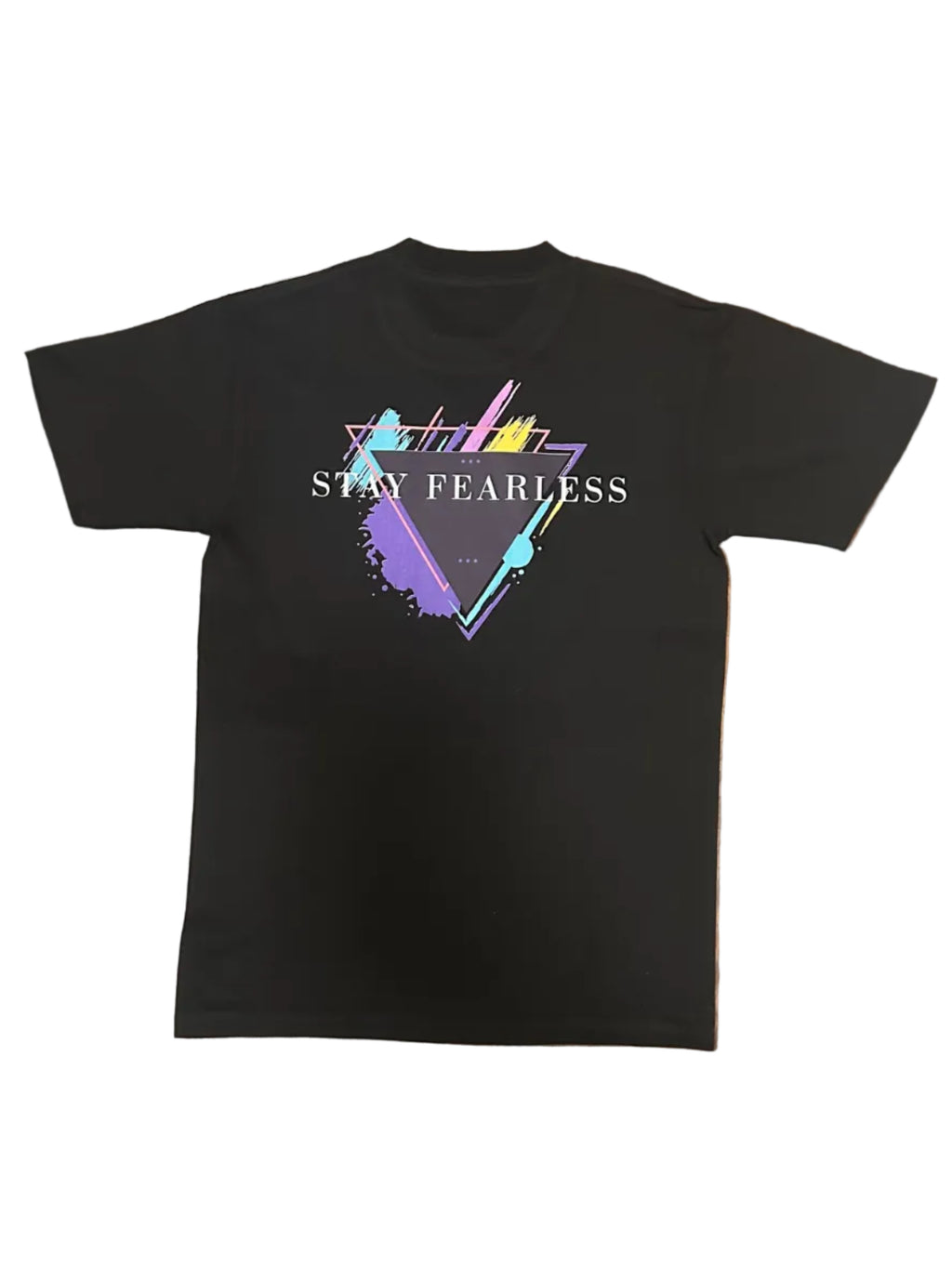 STAY FEARLESS 80sTHEME GRAPHIC  T SHIRT
