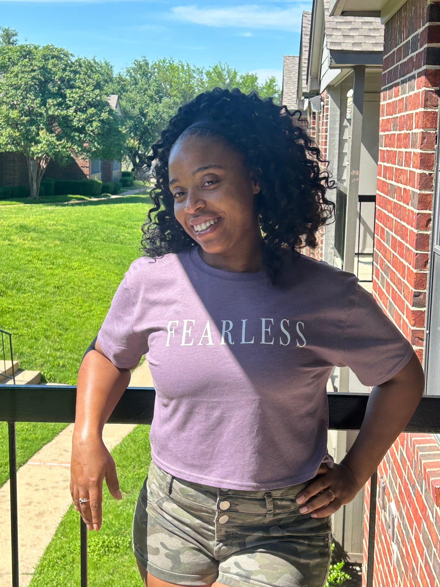 LADIES FEARLESS CROP TOP
